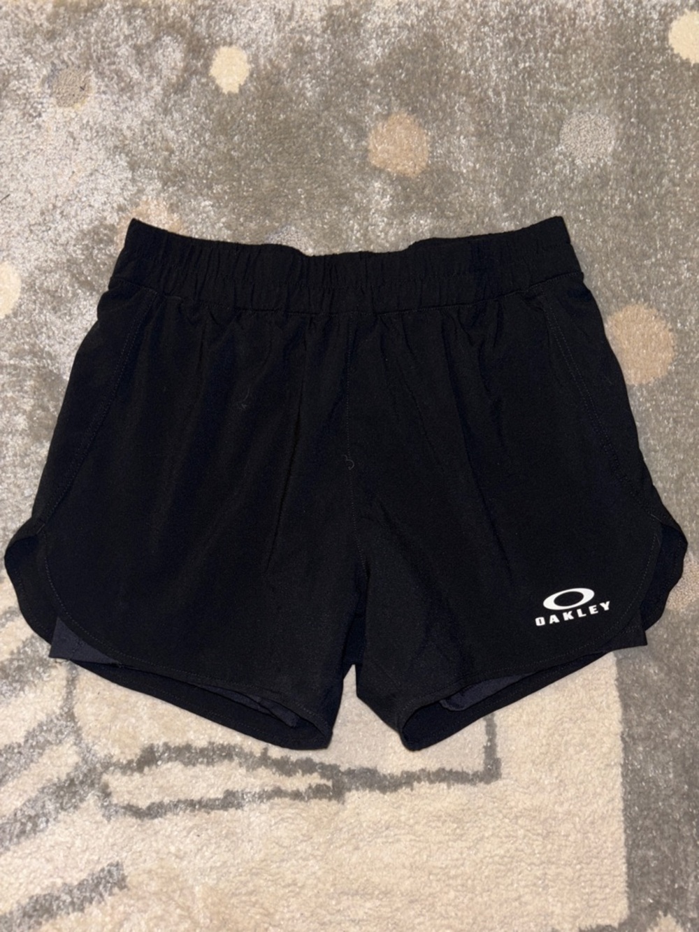 Oakley Black Women's Athletic Running Shorts